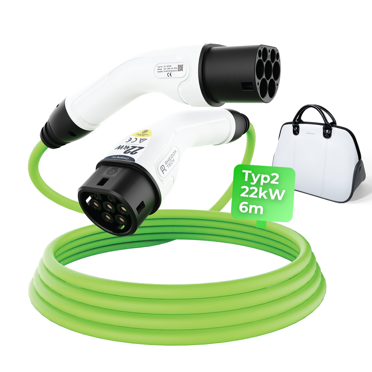 Cablu de încărcare EV Rheidon 22 kW