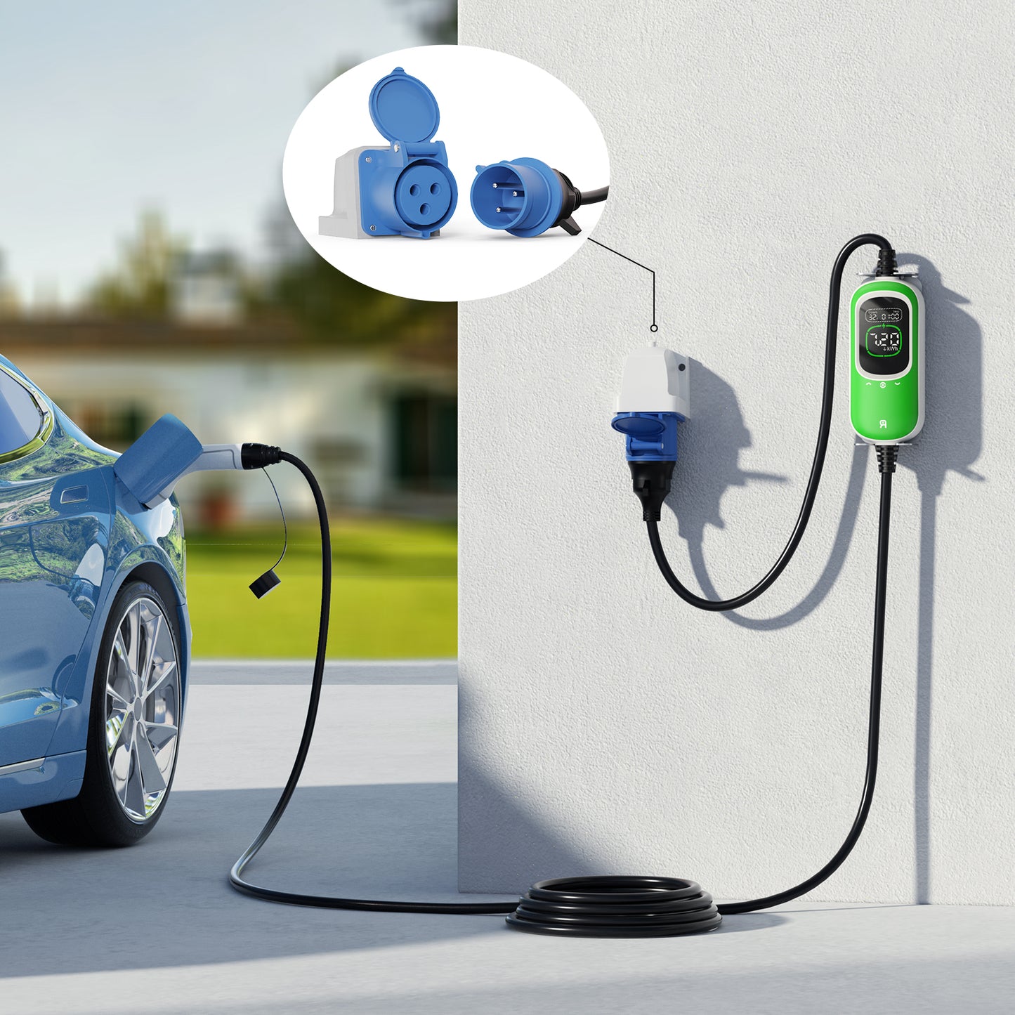 Încărcător portabil EV Rheidon 7,2 kW