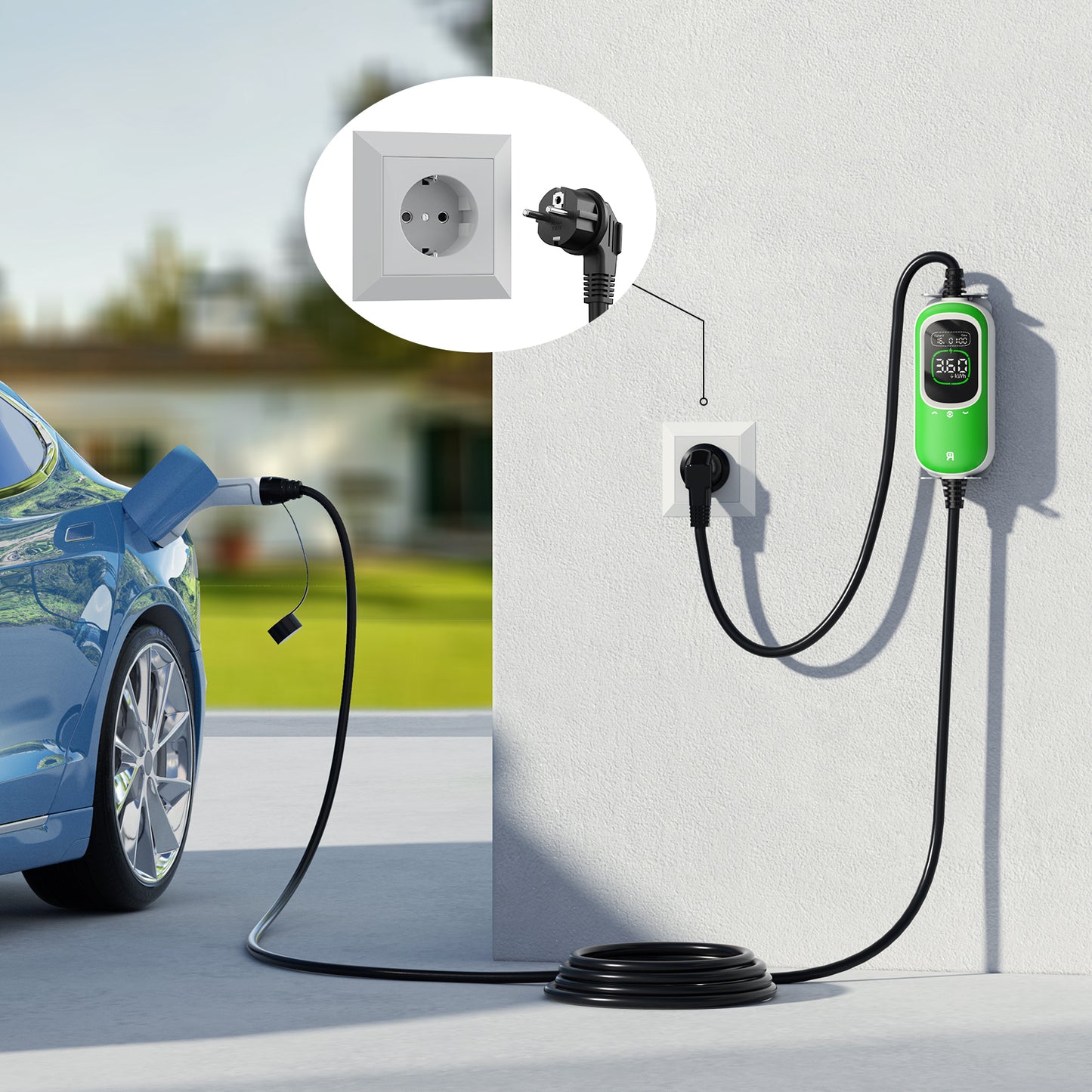 Încărcător portabil EV Rheidon 3,6 kW
