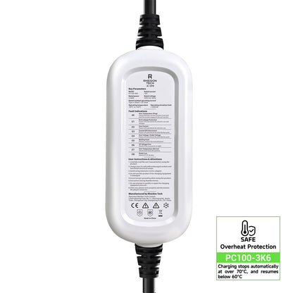 Încărcător portabil EV Rheidon 3,6 kW